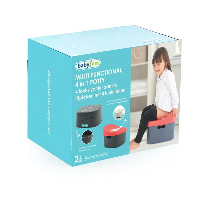 Babyjem Multi functional 4 in 1 potty beyaz white