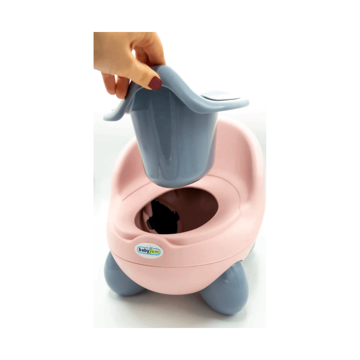 BABYJEM TONTON POTTY PİNK/ GRAY
