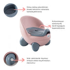 BABYJEM TONTON POTTY PİNK/ GRAY