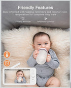 Arenti 2MP/1080P Wi-Fi Video Baby Monitor Kit with LCD Screen