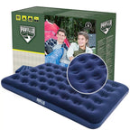 double mattress 203 x 152 x 22 cm navy blue