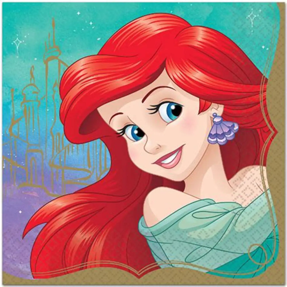 DISNEY ARIEL LUNCH NAPKIN 16PCS.