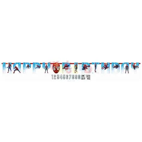 SPIDERMAN WEBBED ADD AN AGE JUMBO L