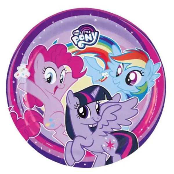 MY LITTLE PONY PAPER PLATE-8PCS