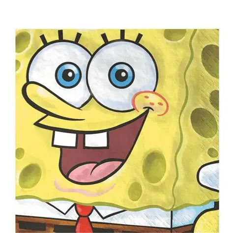 SPONGBOB CLASSIC LUNCH TISSUES-16PC
