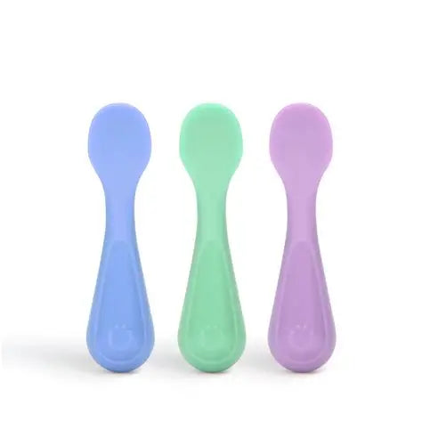 Ubbi Silicone Utensils - 3 Pk, Polaris + Smoothie + Sugar Snap