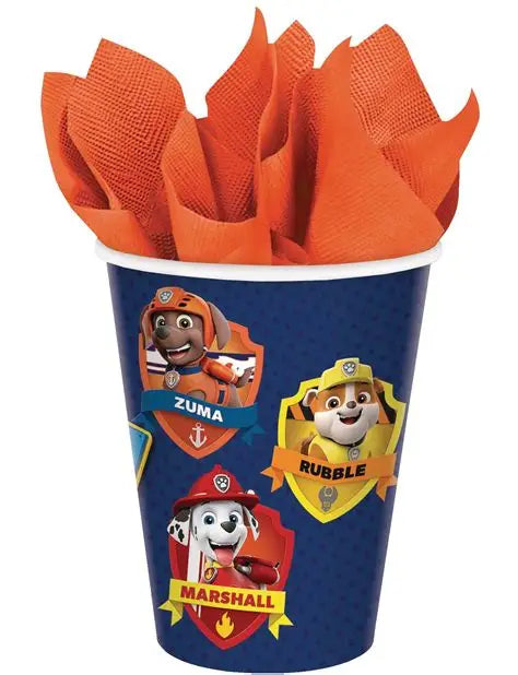 PAW PATROL ADVENT.PAPER CUP 9OZ-8PC