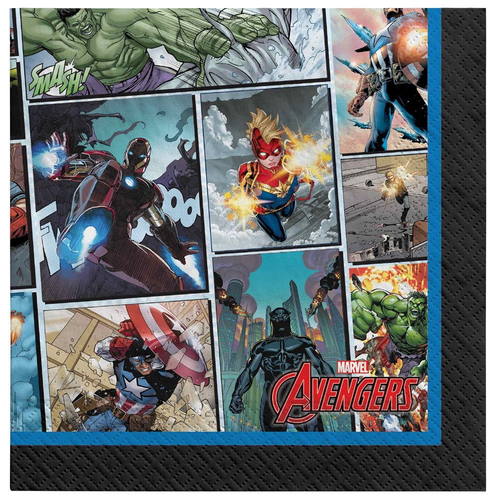 AVENGERS UN. BEVERAGE NAPKIN-16PCS