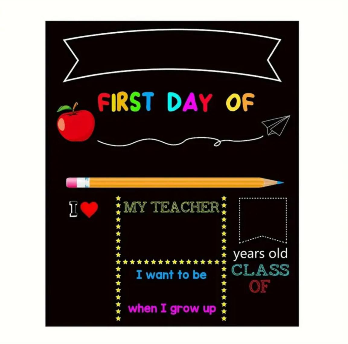 Fun box back to school board