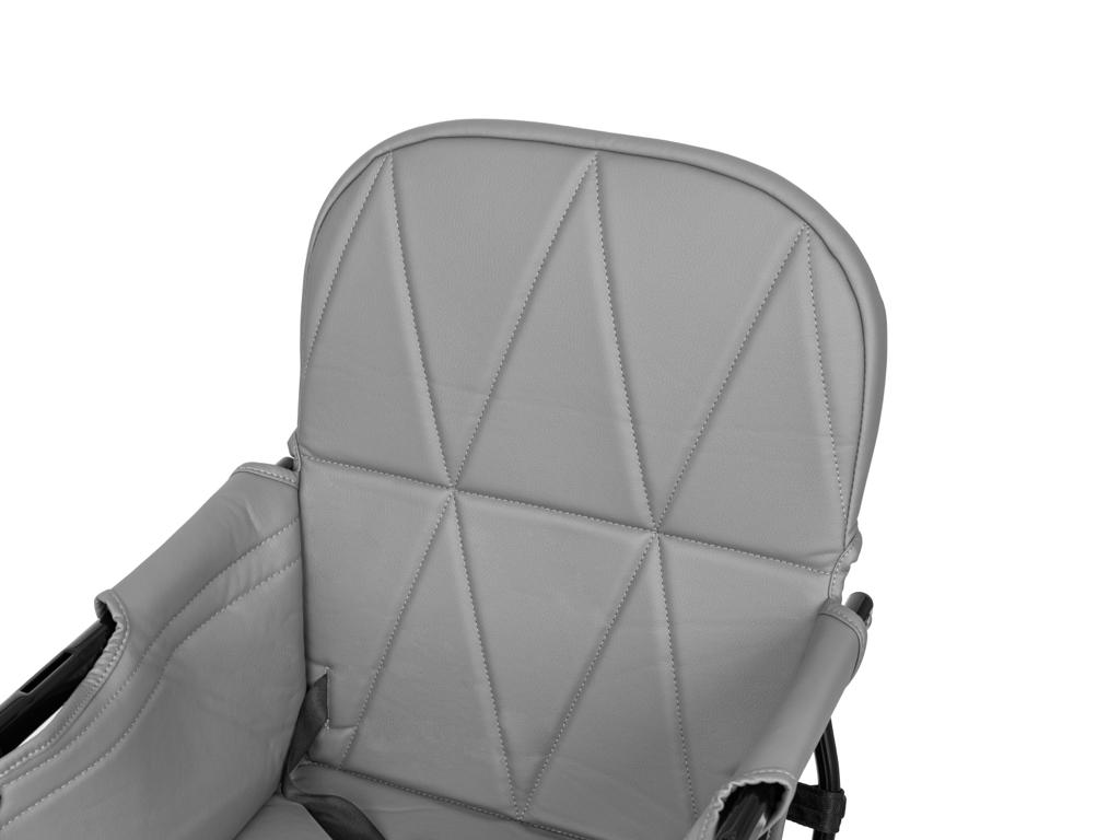 BABY FURN - DARK  GREY LIGHT FOLDING HIGH CHAIR