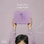 Clevakid Maxi Lunch Box Purple Ice 1520ML\50 OZ - Clevaoctoo Friend