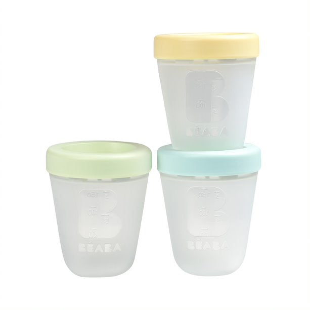 Beaba Silicone Portions Set of 3 Spring