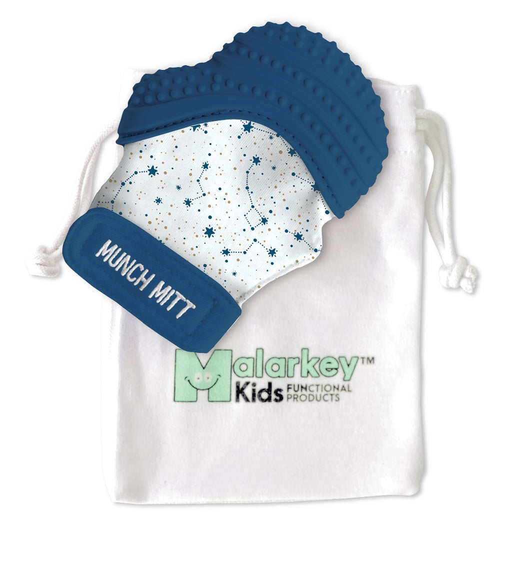 مانش ميت - قفاز تسنين - مثلثات - أزرق