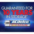 ACDelco AAA Alkaline Battery Pack 4+2 Free
