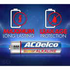 ACDelco Alkaline Battery AAA 1.5V Pack of 8+4 pcs for free