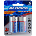 ACDelco Alkaline Battery C 1.5V, Pack of 2 Pieces
