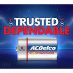 ACDelco Alkaline Battery C 1.5V, Pack of 2 Pieces