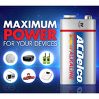 ACDelco Liquid Alkaline Battery 9 Volt Pack of 1 Piece