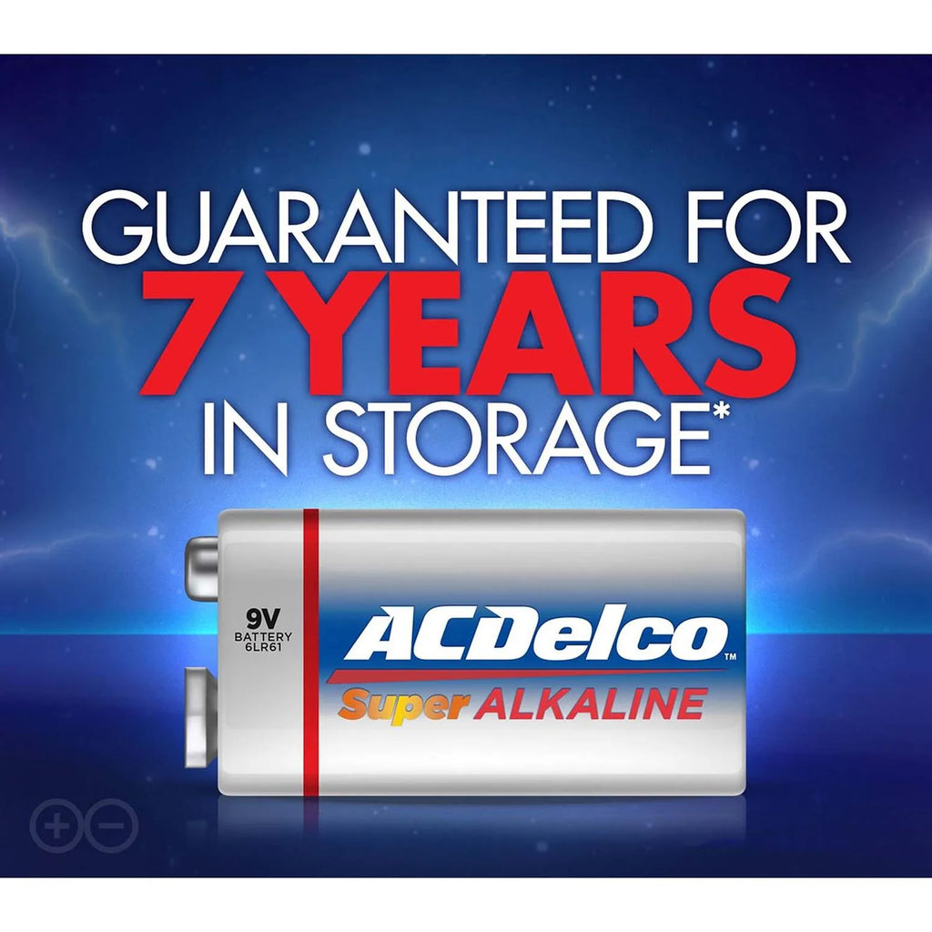 ACDelco Liquid Alkaline Battery 9 Volt Pack of 1 Piece