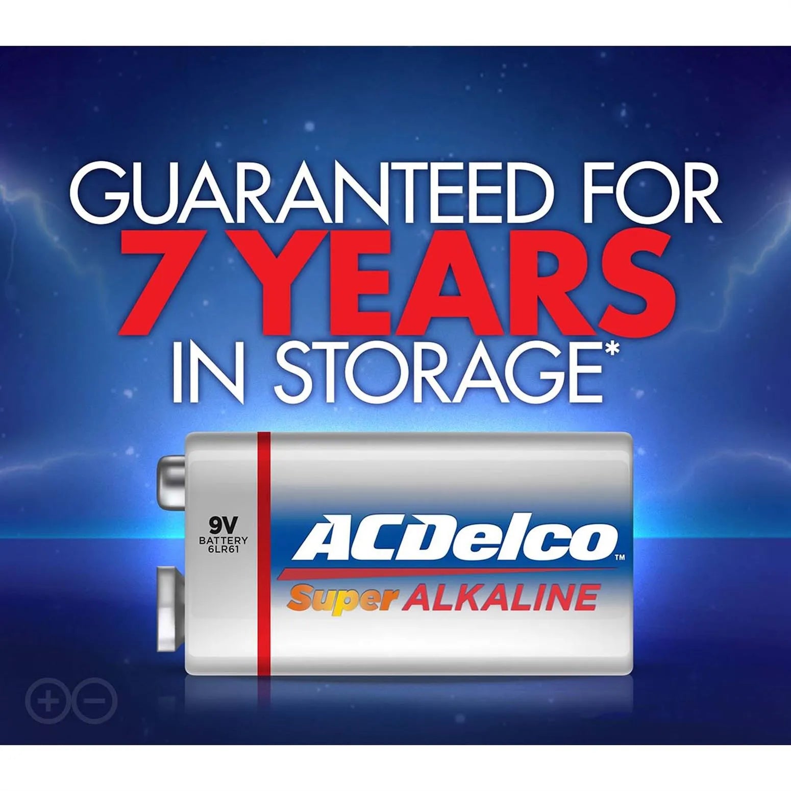 ACDelco Liquid Alkaline Battery 9 Volt Pack of 1 Piece