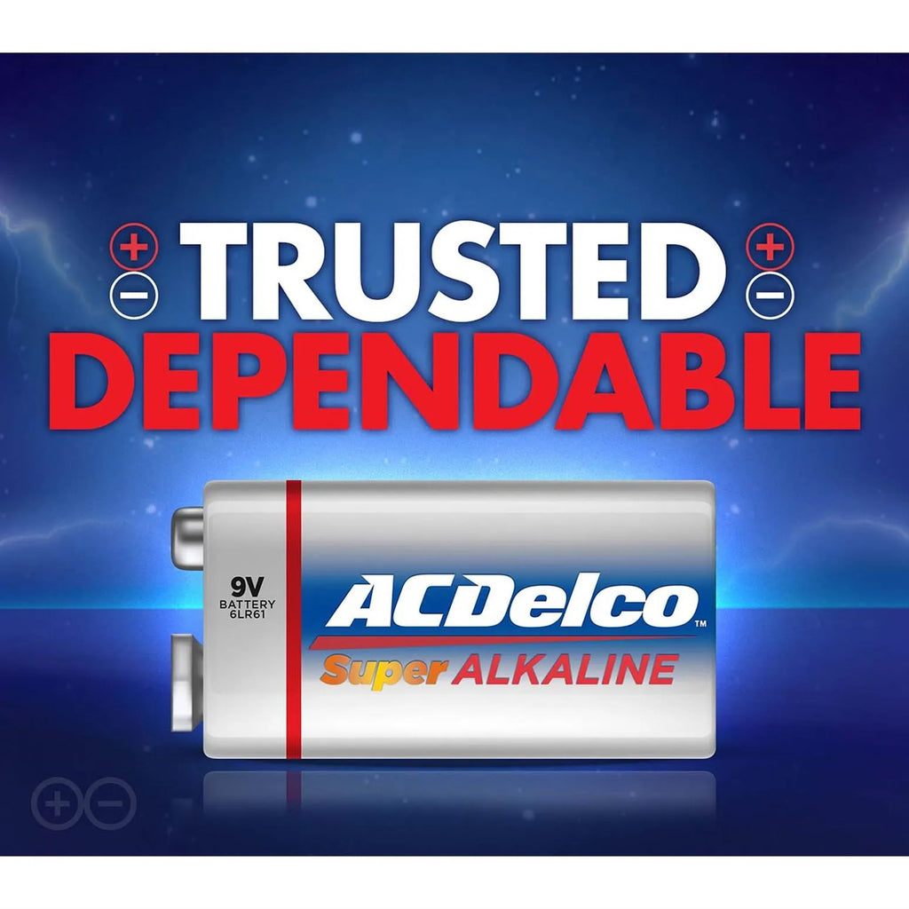 ACDelco Liquid Alkaline Battery 9 Volt Pack of 1 Piece