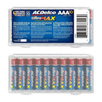 ACDelco - ULTRA-MAX AAA Alkaline Batteries - 10 Pieces