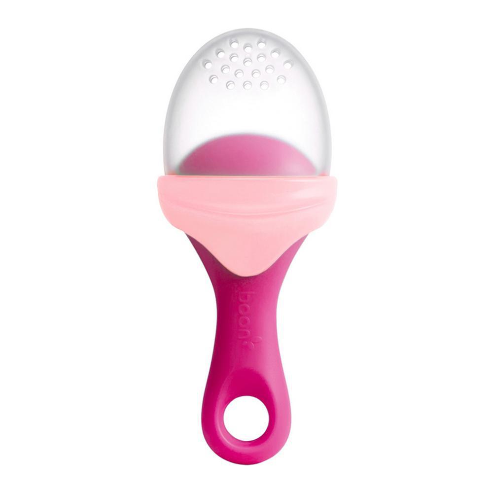 Boon -PULP Silicone Feeder Pink Wine