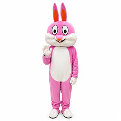 Adult Costume Pink Rabbit Mascot