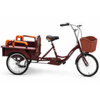 Adult Tricycle Passenger Seat Front Basket 80CM Wide 3 Wheel Bike