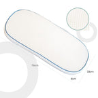 MOON CRIB & PRAM MATTRESS Classic Foam Moses Basket Mattress, White