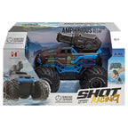 Amphibious RC Stunt Car – 2.4GHz Waterproof Remote Control + Watch Controller