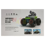 Amphibious RC Stunt Car – 2.4GHz Waterproof Remote Control + Watch Controller