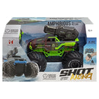 Amphibious RC Stunt Car – 2.4GHz Waterproof Remote Control + Watch Controller