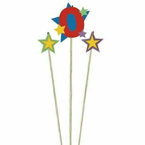 CANDLE BIRTHDAY PICK STAR#0