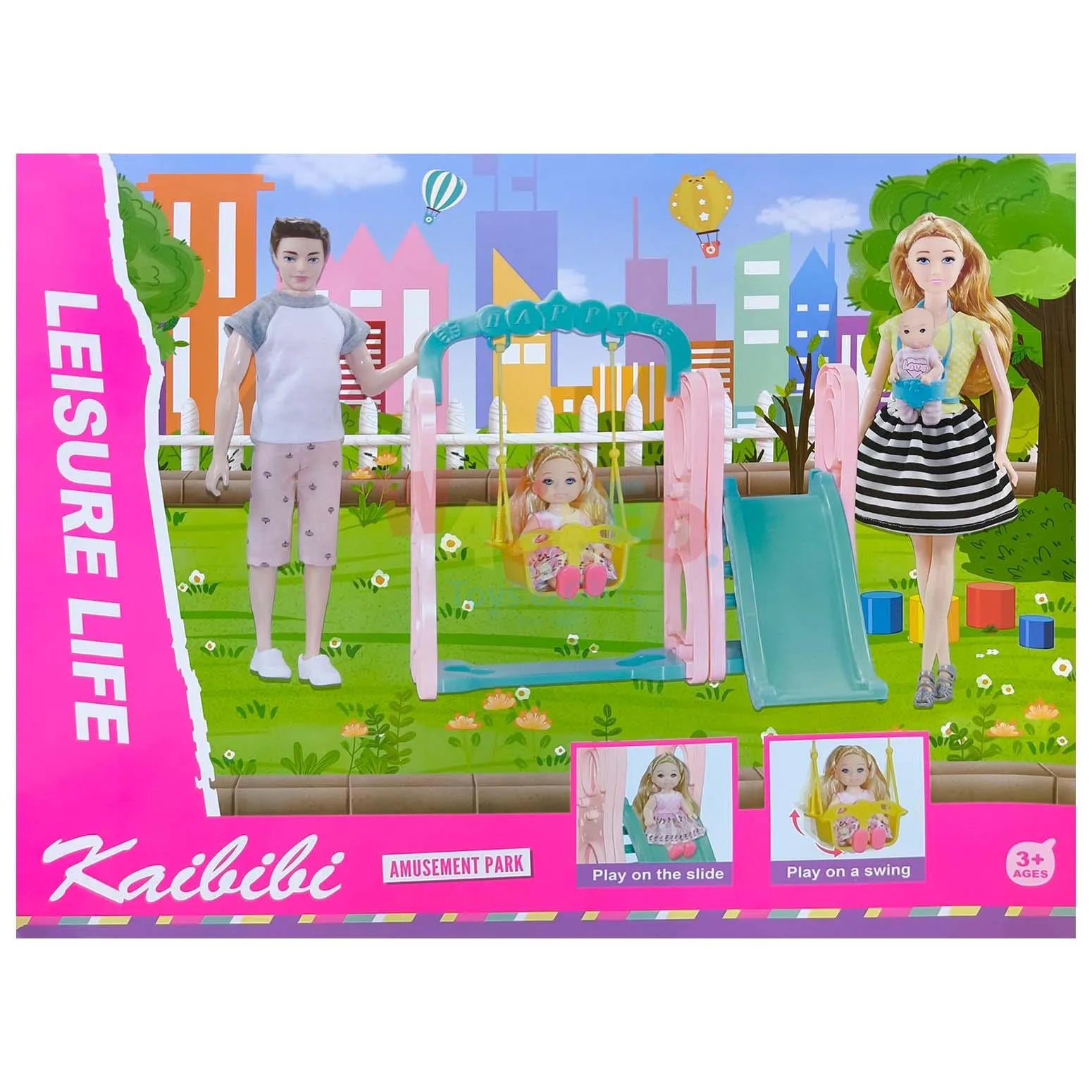 11.5" Fashion Girl Play Set – Amusement Park