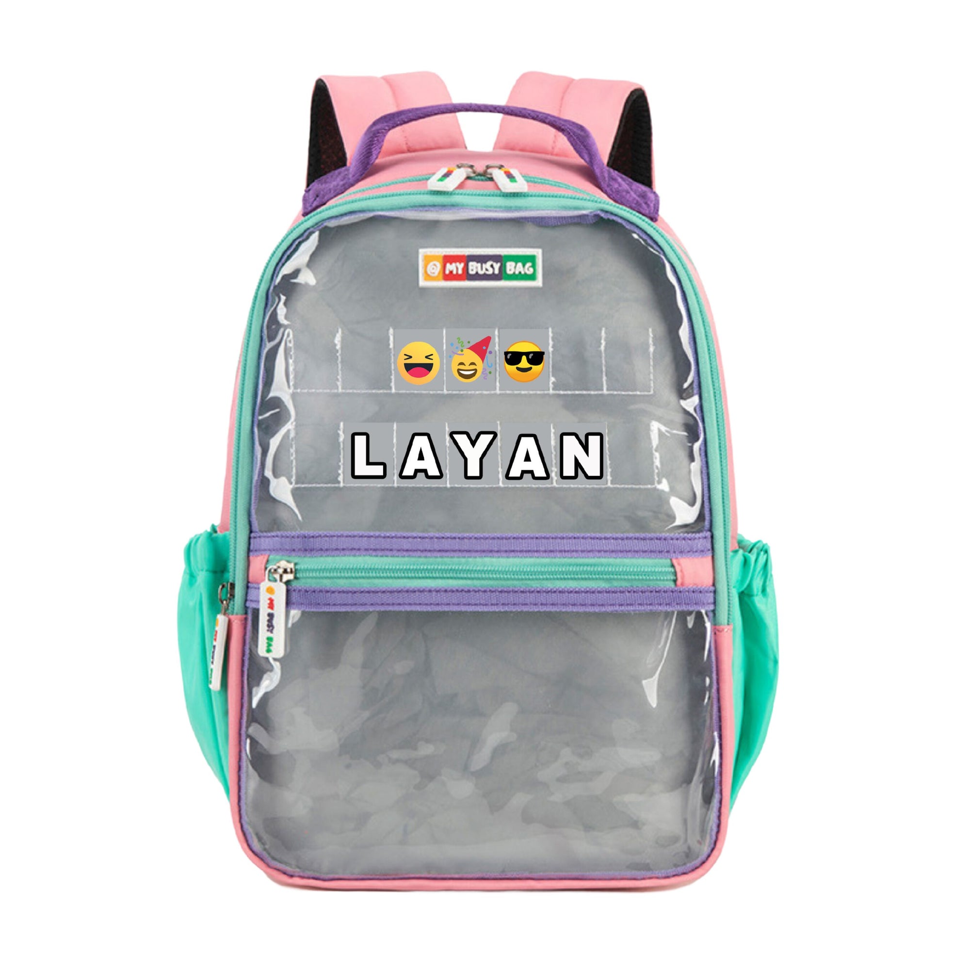 Cotton_candy_colors_Backpack ( add your name packpack)
