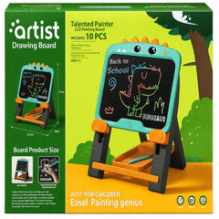 Artist Dino Drawing Board Foldable 10 Pieces Preschool Art Toy