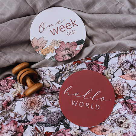 Australiana and Rust Reversible Milestone Cards