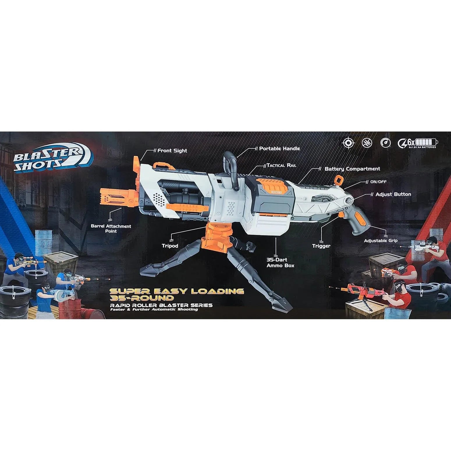 Kids Automatic Foam Shot Blaster 1 Piece Action Toy