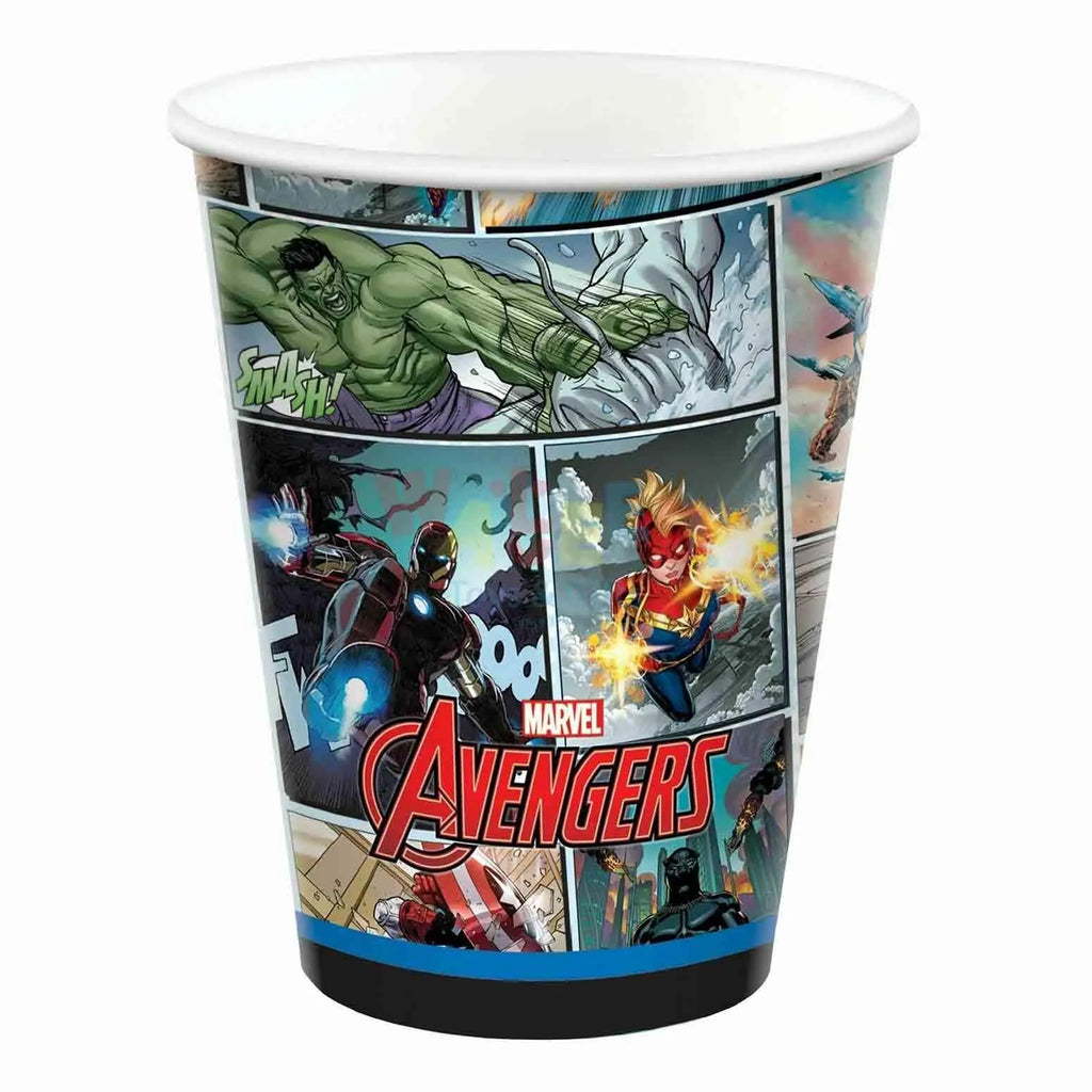 AVENGERS POWER UNITE PAPER CUPS 9OZ