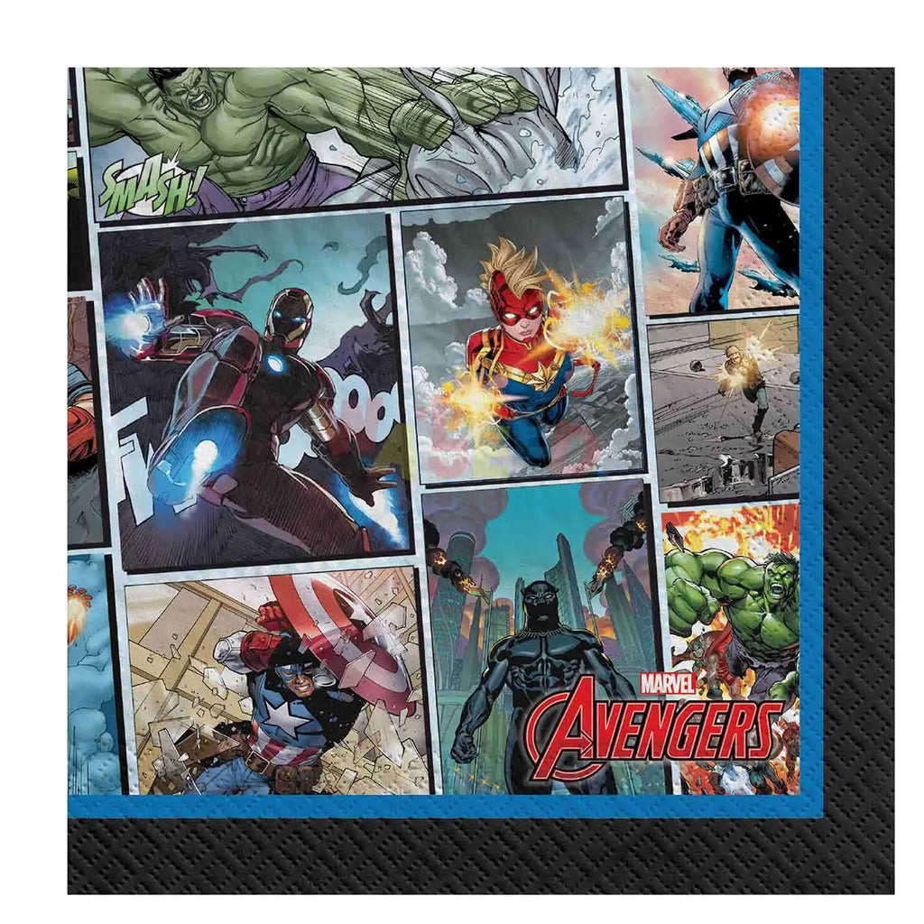 AVENGERS UN. BEVERAGE NAPKIN-16PCS
