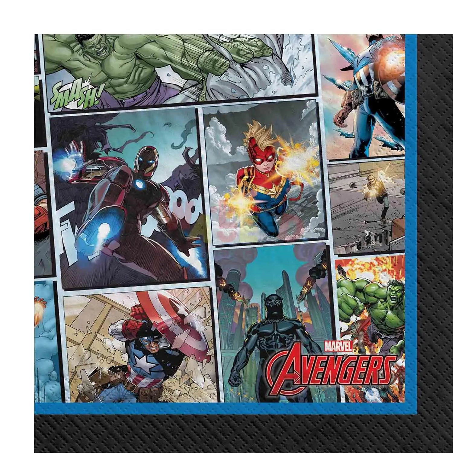 AVENGERS UN. BEVERAGE NAPKIN-16PCS
