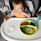 BBLUV Miäm (Lime) - Silicone Plate and Spoon