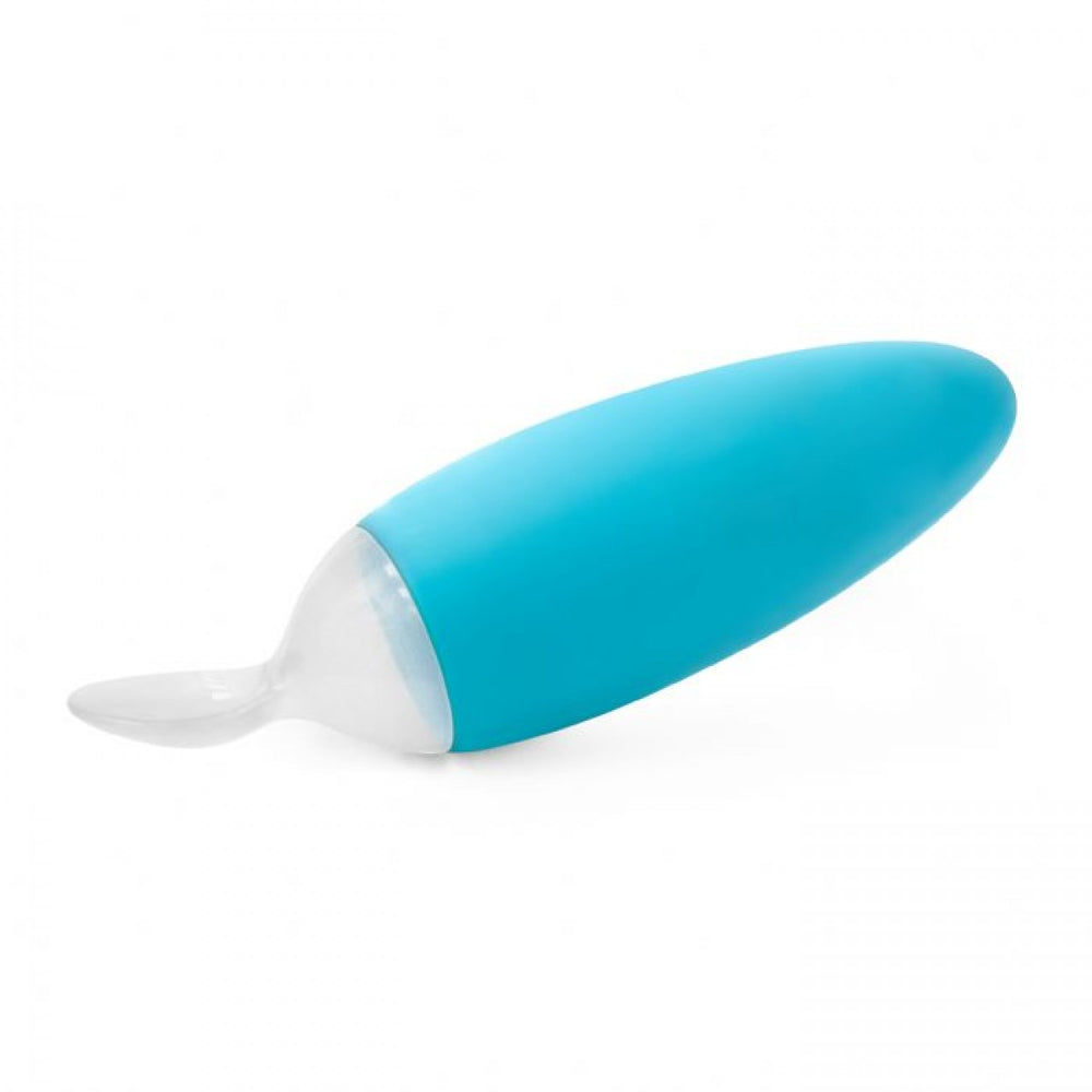 Boon -Squirt Silicone Baby Food Dispensing Spoon,Blue