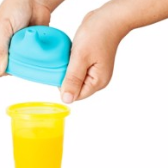 Boon - SNUG Stretchy Silicone Reusable Spout Lids 3pk Boy