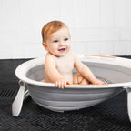 Boon -Naked Collapsible Baby Bathtub, Grey