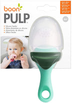 Boon -PULP Silicone Feeder - Green/Grey