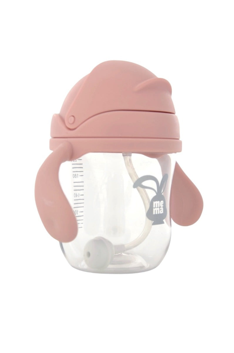 Mema pink sippy cup