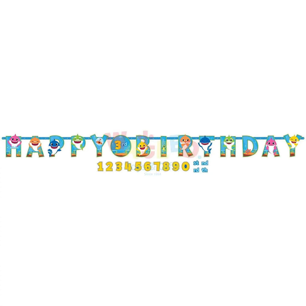 BABY SHARK JUMBO ADD AN AGE BANNER