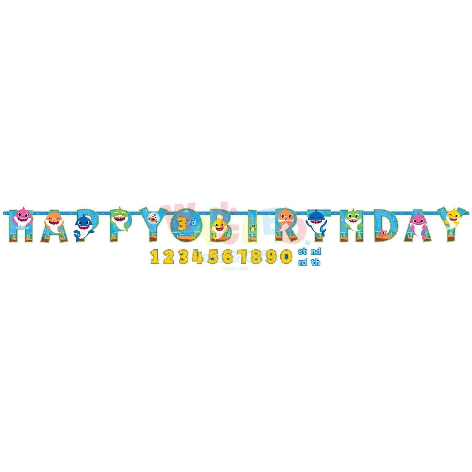 BABY SHARK JUMBO ADD AN AGE BANNER